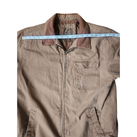 Faded Glory Originals Vintage 90s Canvas Jacket Mens Medium Brown Utility Work - Picture 9 of 9